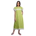 thumbnail image 1 of Moomaya Chemise de Nuit à Manches Courtes pour Femmes, en Coton Imprimé, 1 of 6