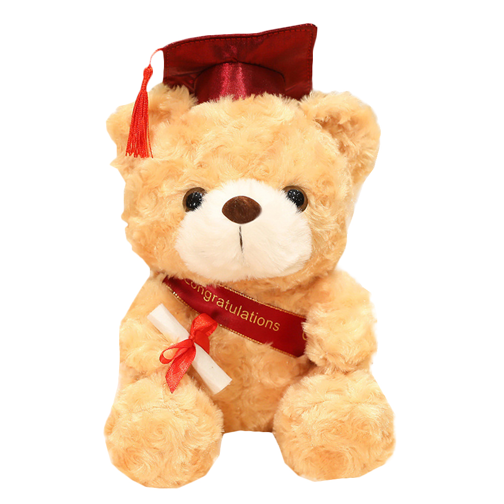 Graduation Bear Plush Stuffed Bear Lovely Plush Toy Graduation Bear Gift