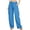 Blue-wide leg trousers, variant on YFNNUP Women Wide Leg Pants Straight Leg Lounge Trouser Elastic Waist Breathable Pant Casual Drawstring Vacation Trousers Khaki XXL