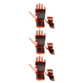 thumbnail image 4 of Decodeary 2pieces Stay Comfortable And Stylish With Breathable Gym Gloves Lightweight Red L 3Set, 4 of 6