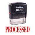 thumbnail image 1 of Printtoo Self Inking PROCESSED Rubber Stamp Office Stationary Stamp-Red, 1 of 1