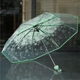 thumbnail image 1 of Fiogavroetic Parapluie Transparent Clair Parapluie, 1 of 1