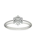 thumbnail image 1 of 1.00 Ct Round Shape Natural Diamond Beautiful Wedding Ring for Women Solid 14K White Gold Size 7, 1 of 8
