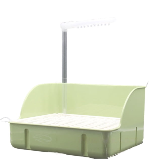 Maoww Hygienic Circulating Water Basin For Birds Clean And Easy Bird Bathing Eliminates Water Stains green