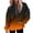 Orange, variant on IMENGL Gradient line print long sleeve hooded fashion sweater, Red L, Size M-2XL