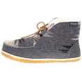 thumbnail image 3 of Minnetonka Pantoufles Bottillons en Suède Torrey pour Femmes Intérieur et Extérieur 5 m Gris, 3 of 5