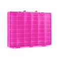 thumbnail image 1 of GUOOL Boîte de Rangement pour Jouets 48 Compartiments Transparente avec Poignée Bac de Rangement pour Perles Noix Couture Rose, 1 of 9