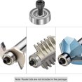 thumbnail image 3 of TFixol Kit de Remplacement de Roulement de Puce de Routeur 25 Pcs avec 12 Roulements (4.76mm ID, 9.52mm OD), 12 Vis et Clé pour Menuiserie Lisse, 3 of 5