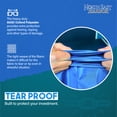 thumbnail image 3 of NEH T-Top Boat Cover 22-24ft, Thick Heavy Duty Fabric, Fade-Proof, Rip Resistant, Waterproof, Trailerable, Hard Top Center Console Cover, Pacific Blue, 3 of 9