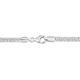 thumbnail image 4 of Collier en chaîne sétaire de Miabella en argent sterling, 4 of 5