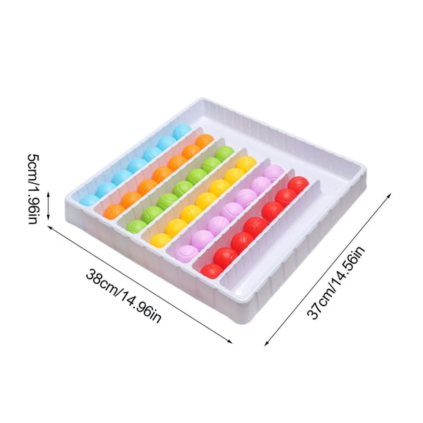 HURRISE jouets de tri des couleurs Jeu de tri en bois pour enfants