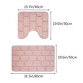 thumbnail image 3 of TopLLC Bathroom Rugs, Rugs for Living Room, Area Rug, Bath Mat Bathroom Water Absorbing Door Mat Convenient Wash Lightweight Fabric Water Absorption Non Slip Floor Mat Chenille floor mats, 3 of 6