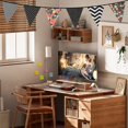 thumbnail image 3 of 33 Ft Vintage Flower Fabric Bunting Banner 36 Triangle Flag For Party Decor, 3 of 9