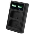 thumbnail image 1 of Chargeur de Batterie pour Appareil Photo Double Interface Chargeur de Batterie Double Affichage Chargeur de Batterie Double Dock Chargeur de Batterie pour Appareil Photo Double Port Micro/TypeC, 1 of 8