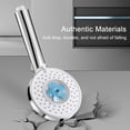 thumbnail image 4 of EGNMCR Kitchen Gadgets, Large Panel, Three Speed Turbocharged Shower Nozzle, Turbocharged With High Water Output, Shower Shower Shower Nozzle In Bathroom, With Delicate Water Outlet N shower head, 4 of 6