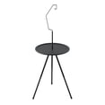 thumbnail image 1 of BAOPAI Portable Folding Round Outdoor Table with Adjustable Height and Double Layer Design including Light Hook for Camping Picnic and Tailgating, 1 of 6