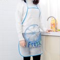 thumbnail image 2 of EastVita Cooking Apron Cute Cartoon Fruit Printed Pvc Waterproof Oil Proof Creative Apron, 2 of 7