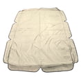 thumbnail image 2 of Swing Canopy Replacement, 600D Oxford Cloth Silver Coated Waterproof Swing Canopy Dustproof  For Balcony Beige, 2 of 8