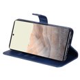 thumbnail image 5 of Case for Google Pixel 6 PRO 5G Zipper Pocket Wallet Leather Case Magnetic Closure Flip Cover - Blue, 5 of 5