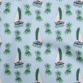 thumbnail image 1 of oneOone Viscose Chiffon Light Blue Fabric Beach Sewing Craft Projects Fabric Prints By Yard 42 Inch Wide, 1 of 4