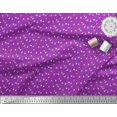 thumbnail image 3 of Soimoi Purple Rayon Crepe Fabric Dot & Bulb Home Decor Print Fabric by Yard 46 Inch Wide, 3 of 3