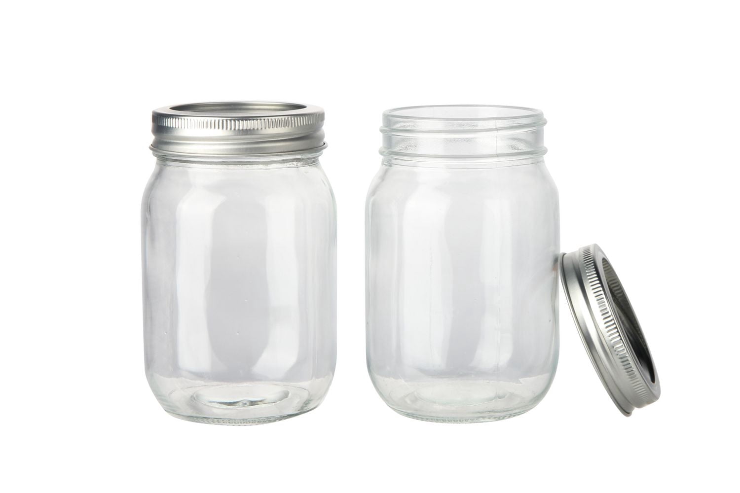 Mainstays Clear Glass Canning Jars, 500ml, 12 Piece