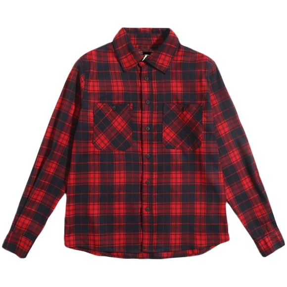 Gspmoly Tshirts for Men, Men'S Vintage Casual Pocket Personality Checkered Printing Button Lapel Fashion Long Sleeve Cardigan Shirt. Men Top Clearance Sale