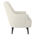 thumbnail image 3 of Modern Boucle Fabric Accent Chair in Cream, 3 of 7