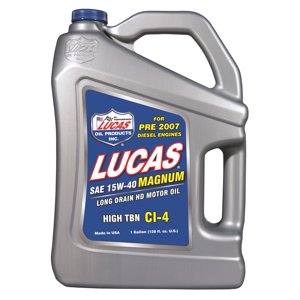 Lucas Oil Oil 10076 SAE 15W-40; Synthetic Blend; 1 Gallon Jug; Single