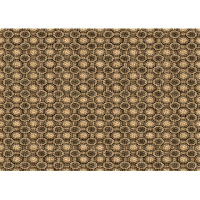 Ahgly Tapis Rectangulaire Lavable en Machine Intérieur Caramel Brun, 7 Pieds x 10 Pieds