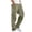 Green, variant on Pisexur Mens Cargo Pants Casual Drawstring Athletic Jogger Sports Outdoor Trousers