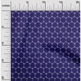 thumbnail image 1 of oneOone Polyester Lycra Fabric Honeycomb Geometric Sashiko Print Decor Fabric Printed BTY 56 Inch Wide, 1 of 1