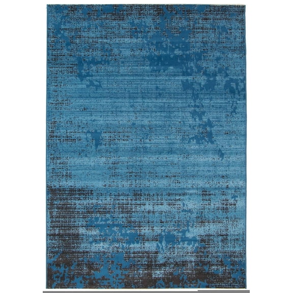 ECARPET Traditional Style Area Rug for Dining Room, Living Room and Bedroom Vivian Blue