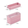 thumbnail image 3 of Yhmxh Kitchen Gadgets Kitchen Essentials Stackable Bento Box,Lunch Box Kit With Spoon & Fork,3-In-1 Compartment Whea-t Straw Meal Prep Containers,Leakproof Stackable Bento Lunch Box Meal, 3 of 7