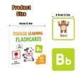 thumbnail image 4 of CJiaWei Flash Cards Set For Toddlers Learning 60pcs Flash Cards Early Childhood Educational Card Set A, 4 of 6