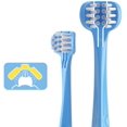 thumbnail image 1 of Babyease 3-Sided Toothbrush, Ultra Soft All Sides Cleaning Training Tooth Brush for Baby, Toddler 1 Years and Up, 1 of 2