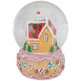 thumbnail image 4 of Northlight Gingerbread House Boule à Neige Musicale de Noël - 6,5 Pouces, 4 of 5