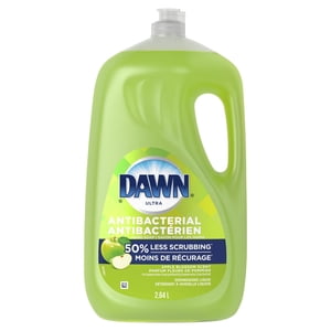 Dawn Ultra Séchoir à vaisselle antibactérienne Savon liquide, parfum de pommier 2.64L