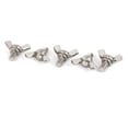 thumbnail image 1 of Unique Bargains 304 Acier Inoxydable Papillon Aile Écrou Métrique M5 x 8mm 5pcs, 1 of 1