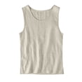 thumbnail image 1 of Birdeem Camisole en Lin Respirante Coupe Fine Débardeur Ample Sans Manches Col Rond, 1 of 10