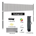 thumbnail image 2 of TFixol Portable Soccer Net Set with Carry Bag, Inflatable Ball, and Air Pump for Outdoor Sports on Grass, Sand, or Beach - Easy to Assemble and Transport, 2 of 6
