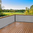thumbnail image 1 of Langgg Balcony Shade Net Balcony Privacy Screen Cover Weather-Resistant Fence Windscreen for Outdoor Backyard Patio Light Grey, 1 of 9