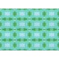 thumbnail image 1 of Ahgly Tapis Rectangulaire Lavable en Machine Turquoise Vert, 2 Pieds x 5 Pieds, 1 of 7