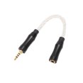 thumbnail image 1 of Câble Audio 3,5 mm vers 2,5 mm, Femelle vers Mâle Prêt à l'Emploi, Cordon Adaptateur pour Écouteurs Haute Résolution, Cuivre Simple pour Téléphones Mobiles pour Tablettes, 1 of 7