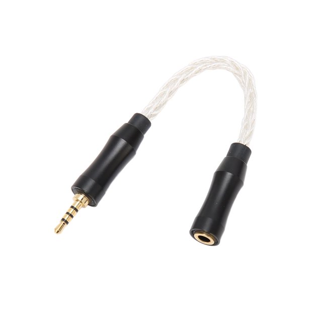 Câble Audio 3,5 mm vers 2,5 mm, Femelle vers Mâle Prêt à l'Emploi, Cordon Adaptateur pour Écouteurs Haute Résolution, Cuivre Simple pour Téléphones Mobiles pour Tablettes