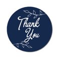 thumbnail image 1 of Darling Souvenir Rond 45 Pcs Autocollants de Vignes de Feuilles Merci Bleu Sceau d'Enveloppe de Mariage - 1,6 Pouces, 1 of 4