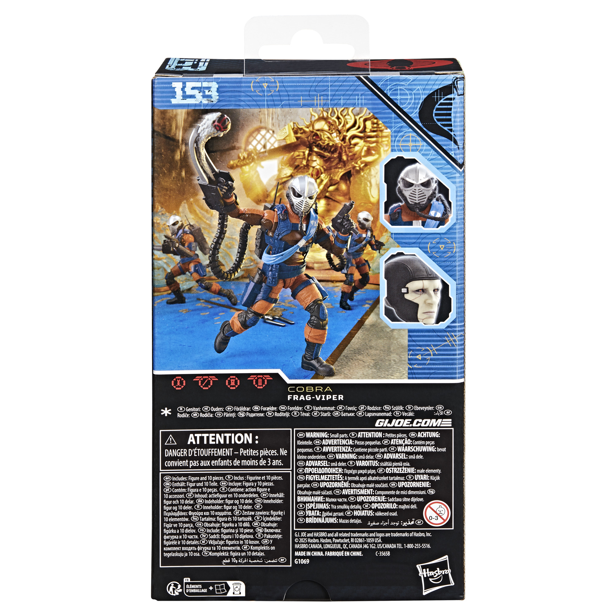 G.I. Joe Classified Series #153, Frag-Viper, 6 Inch Action Figure