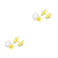 thumbnail image 4 of stanreset Waterproof Nose Clip Swimming Anti-noise Earplug for Protection Ear Protector Yellow 2Set, 4 of 6