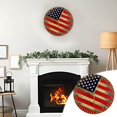 thumbnail image 1 of QTOCIO Flag Clock Wooden Handicrafts Flag Hand Made Bullets Clock Decoration Pendant Clock Pendant, 1 of 4