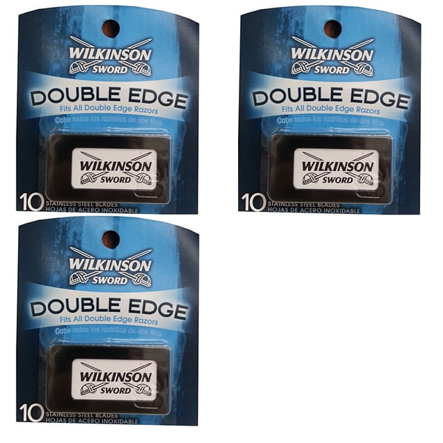 Wilkinson Sword Double Edge Razor Blades, 10 ct. (Pack of 3)